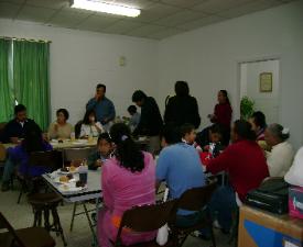 El convivio es acompaado de un delicioso refrigerio.